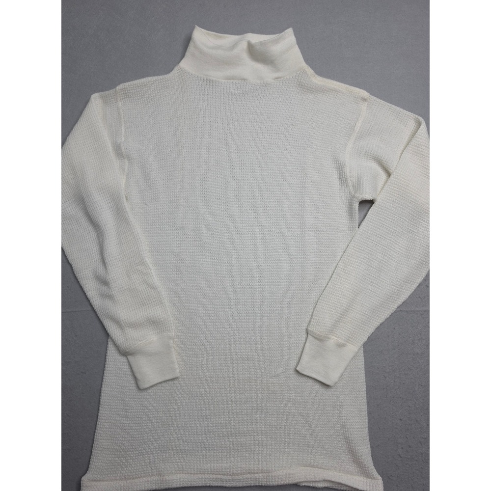 US Military CWU-44P Undershirt Mens Large White Aramid Long Sleeve Anti Exposure